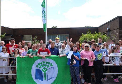 Team Bonnington Training Centre waving the Green Flag!